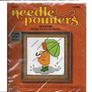 Needle Pointers #5705 Bus Stop 1975 Vintage
